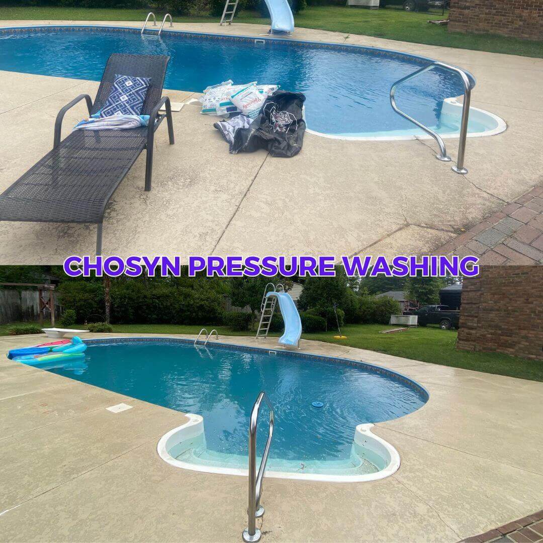 Pool Pressure Washing In Sumter South Carolina