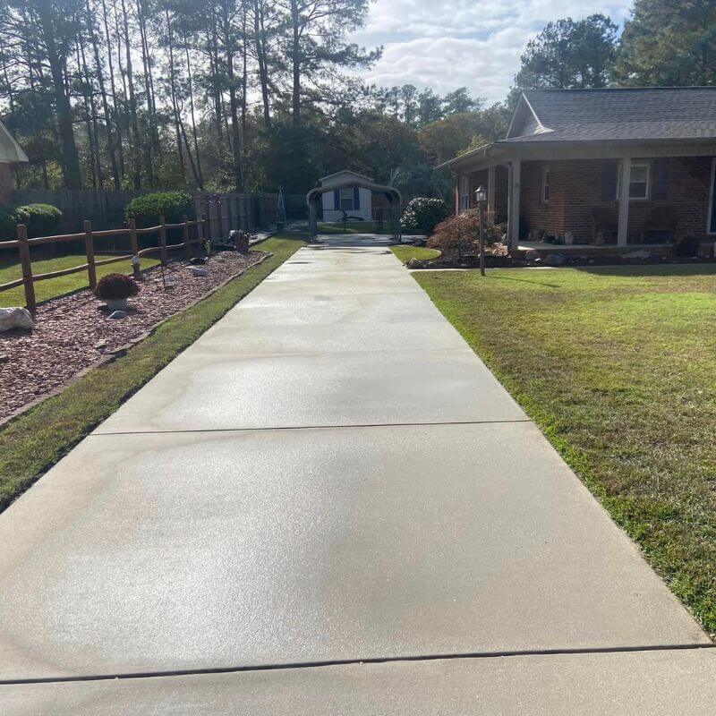 Driveway After Cleaning In Sumter, SC